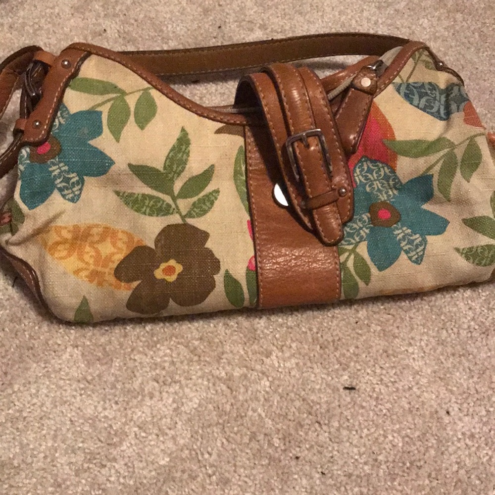 Floral Fossil purse 👛